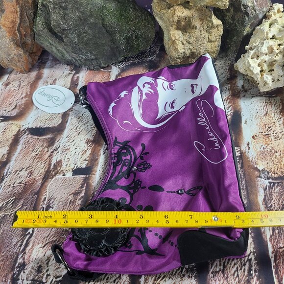 Disney Cinderella Purse Princess Bling Purple NWT - Picture 3 of 13